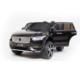 Beneo Elektrické autíčko Volvo XC90, čalúnené sedadlo, čierne (čalúnené sedadlo, 2,4 GHz DO, kľúč, 2 X MOTOR, Dvojmiestne, USB, SD karta, ORGINAL licencia)