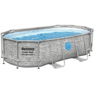 Bestway 56714 Power Steel Bazén s kovovou konštrukciou, 427 cm x 250 cm x 100 cm