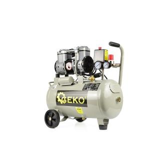 Bezolejový dvojpiestový kompresor 24L 980W - GEKO G80335