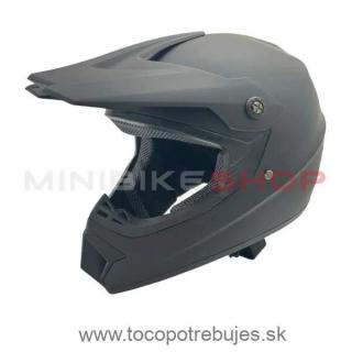 Dětská cross helma Future Black Matt