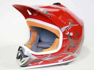 Detská Moto Helma Nitro, červená