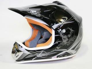 Detská Moto Helma Nitro, čierna
