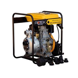 Dieselové čerpadlo na vodu WPD4-HP-0500-45-EB+ - ROTEK PUM359