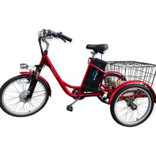Elektrická trojkolka Lofty 3, červená