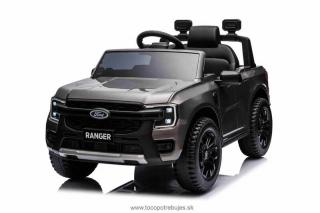 Elektrické autíčko FORD Ranger 12V, 2 X 30W MOTOR, ORIGINAL licencia Čierná