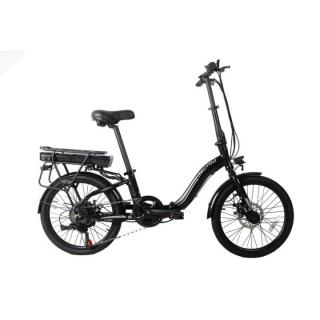 Elektrický bicykel Lectro Folding, čierna