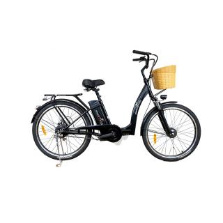 Elektrický bicykel, TORNADO TRD020 250W, čierna matná, 2022