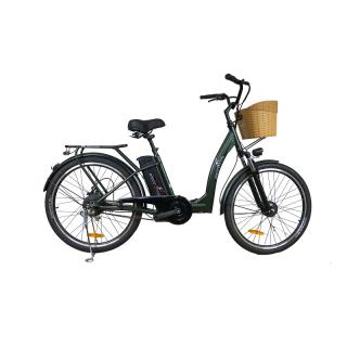 Elektrický bicykel, TORNADO TRD020 250W, zelená matná, 2022