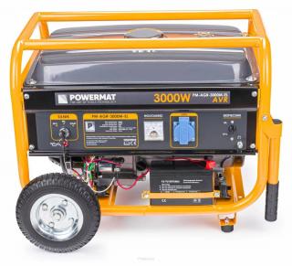 Elektrocentrála s el. štartom 3000W 230V PM-AGR-3000M-EL - POWERMAT