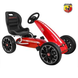 Joko Abarth Gokart s pedálmi, EVA kolesá, červená PA0167 CZ
