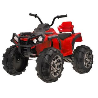 Joko Elektrická štvorkolka odpružená, 2x motor, červená