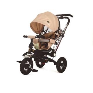 LeanToys Detská trojkolka PRO700, krémová