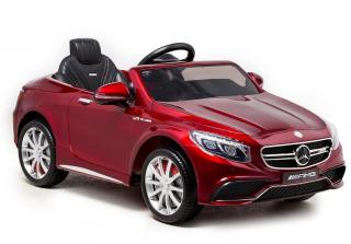 LeanToys elektrické autíčko L3966, Mercedes S63 červené lakované