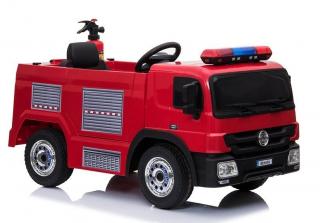 LeanToys elektrické autíčko L4095, červené hasické auto