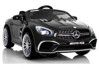 LeanToys Elektrické autíčko L7287  Mercedes SL65, čierne lakované