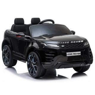 LeanToys  Elektrické autíčko Range Rover Evoque, lakovaná, čierna