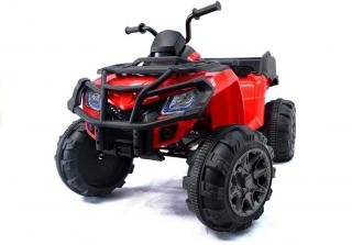 LeanToys L2500 Elektrická štvorkolka 24v BDM0909, 2x45W, 24V, USB, MP3, predné LED - červená