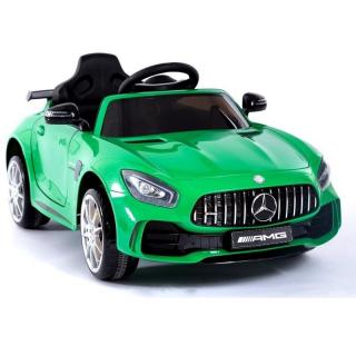 LeanToys l2881 Elektrické autíčko Mercedes-Benz GTR, 12V, 2,4 GHz dialkové ovládanie, otváravé dvere, zelená