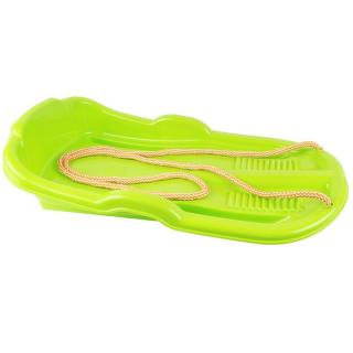 LeanToys Plastové boby s lanom zelené