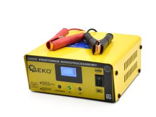 Nabíjačka autobatérií mikroprocesorová LCD 6/12V 15A - GEKO G80036