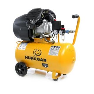 Olejový kompresor dvojvalcový 50L 3HP - HURAGAN M88002