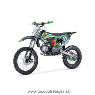 Pitbike Leramotors Shark 125ccm E-Start 4T 17/14 Zelená