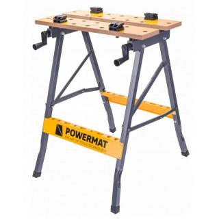Skladací pracovný stôl 100kg / 605mm - POWERMAT PM-SW-605T
