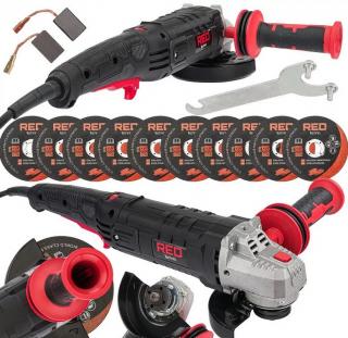 Uhlová brúska RTSZK0069, 1500W, 125mm, regulácia otáčok | RED TECHNIC