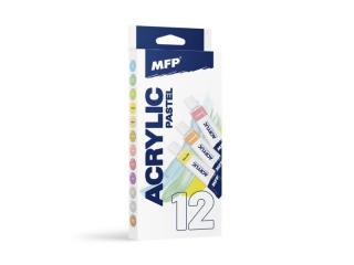 akrylové farby set pastel+metal 12 x 12ml 6300392