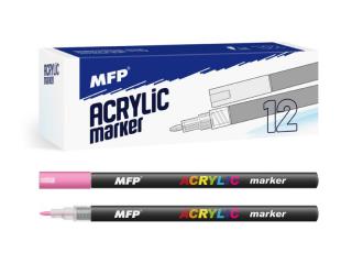 akrylový popisovač 1mm - ružový tmavý 6410838