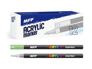 akrylový popisovač 1mm - zelený svetlý 6410842