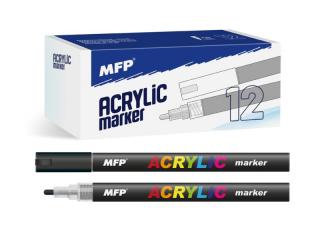 akrylový popisovač 4mm - čierny 6410823