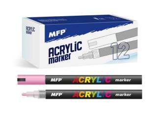 akrylový popisovač 4mm - ružový 6410826