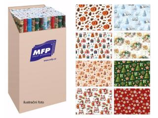 baliaci papier vianočný rolky klasik 2x100x70 MIX 5810686