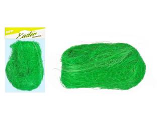 dekoračný sisal 20g tmavo zelený 2221465