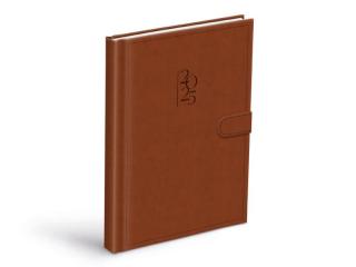 diár 2025 D801 PU cognac s magnetom denný 7781357