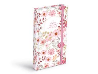 diár 2025 D802 Lamino 2 s gumkou 90x170mm denný 7781388