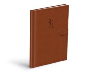 diár 2025 T805 PU cognac s magnetom týždenný 7781379