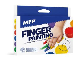 farby prstové 6 farieb 30ml 6300360