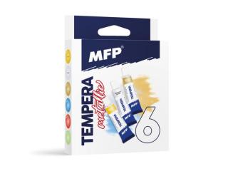 farby temperové set 6ks 12ml METAL 6300608