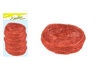 hniezdo sisal 7cm 6ks - hnedé 2221459
