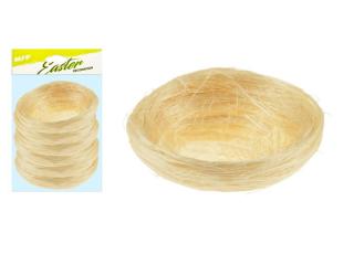 hniezdo sisal 7cm 6ks - natur 2221460