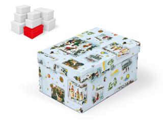 krabička darčeková vianočná B-V005-EL 24x16x12cm 5370766