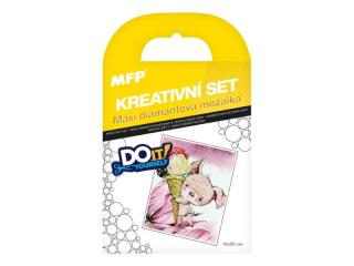 kreatívny set - maxi diamantová mozaika prasiatko 1042141