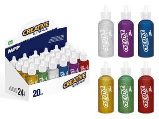 lepidlo glitrové 20ml mix farieb 6330632