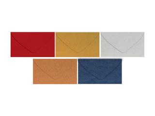 listová obálka metallic DL 110x220mm - mix farieb 5550354