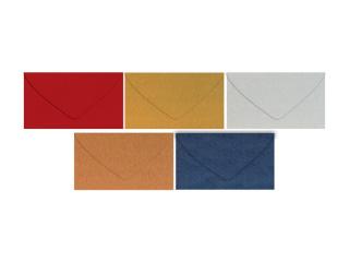 listová obálka metallic mini 70x105mm - mix farieb 5550355