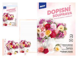 listový papier farebný LUX 5+10 (Kvety) 5550345