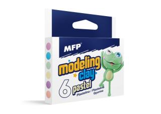 modelovacia hmota 6 ks farieb PASTEL 100g 5301173