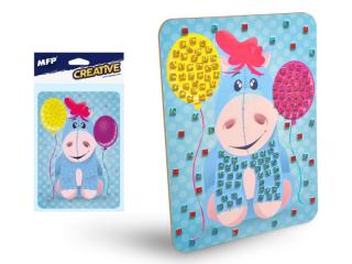 mozaikový set 14,8x21cm  holographic Donkey 5330414